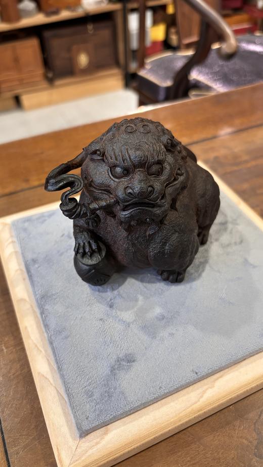 【小叶紫檀老料痞子狮】| 大梦香堂 商品图0