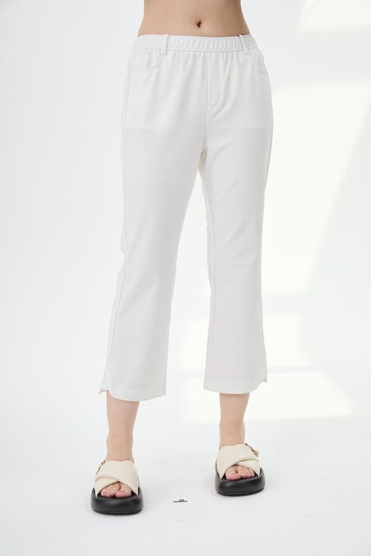 【爆款丝滑 冰感小黑裤】水淼2026夏新款超显瘦百搭气质弹力喇叭裤2249 商品图2