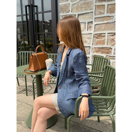 2604212    混色亚麻 法国🇫🇷产地 西装外套 薄款 商品图8