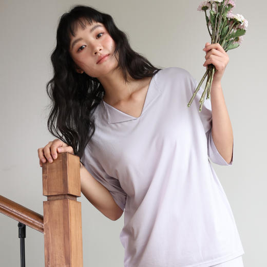 壳木·桑蚕丝棉极简家居服系列 | 桑蚕丝和棉的碰撞，舒服又好看，穿它愿意一整天宅在家 商品图3