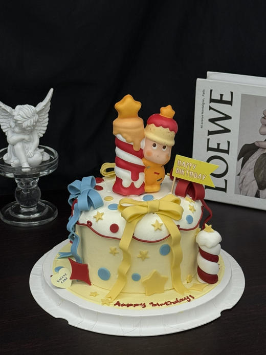 可爱星星人女孩女生蛋糕（主图五寸效果 商品图3