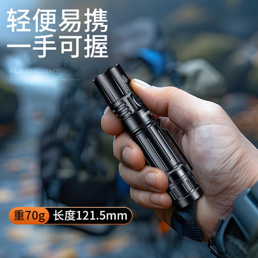 神火TN02磁吸手电筒强光户外应急小型定焦超亮可充电长续航 商品图3