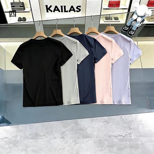 F040920夏季新款冰丝速干户外运动健身透气速干科技面料短袖T恤 商品图3