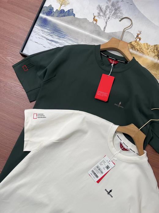 F040901春夏季新款男士亲肤柔软舒适防晒简约百搭短袖圆领上衣T恤 商品图2