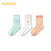 【商场同款】巴拉巴拉儿童袜子夏季新款网眼透气女童中筒袜三双装 商品缩略图4