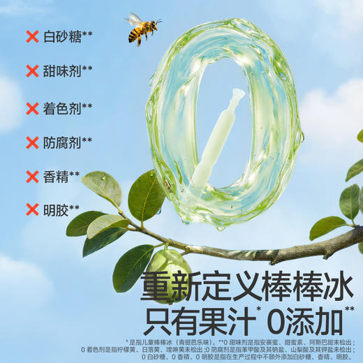 【109任选3件】【⚡39.9秒杀4件】新品儿童棒棒冰350g*4，叠加店铺满赠，不叠加店铺满减和会员折扣 商品图1
