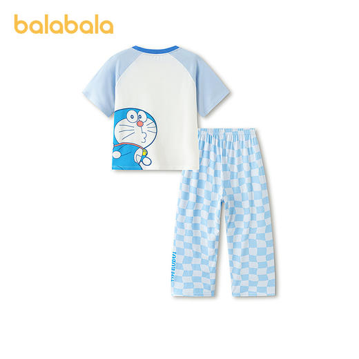 【哆啦A梦IP商场同款】巴拉巴拉儿童睡衣套装夏空调服男童家居服 商品图2