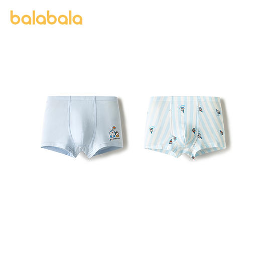 【哆啦A梦IP商场同款】巴拉巴拉儿童内裤平角男童四角短裤两条装 商品图4