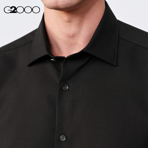 G2000男装SS26【三防科技\免烫】商务通勤正装长袖衬衫61123902 商品图3