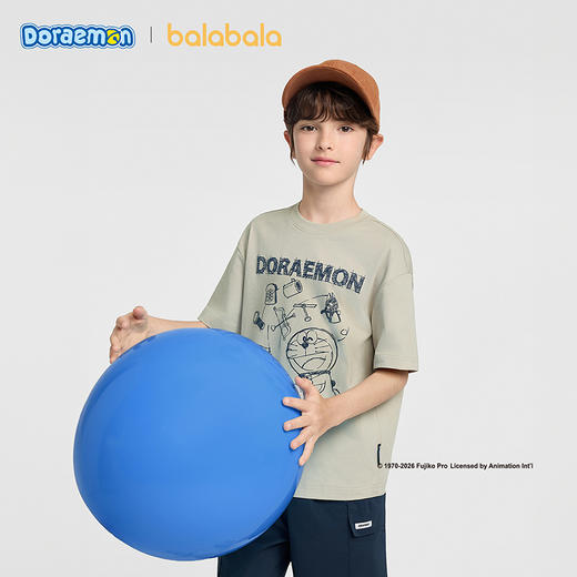 【哆啦A梦IP商场同款】巴拉巴拉童装男童短袖t恤儿童2026新款夏装 商品图3