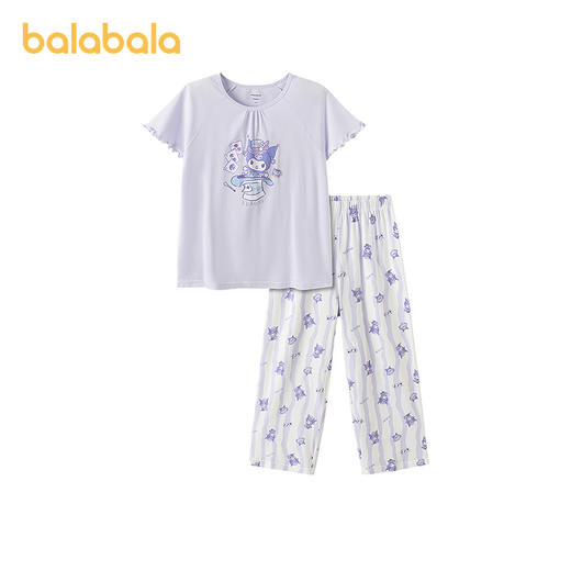 【三丽鸥IP商场同款】巴拉巴拉儿童睡衣套装夏季空调服女童家居服 商品图4