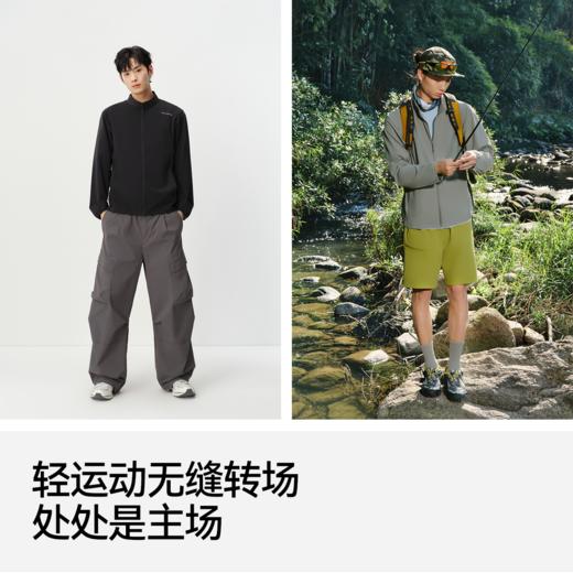 防晒外套|森马夹克男夏季弹力立领上衣2026新款凉感反光印花外服 商品图4