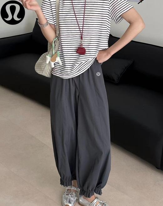 F040904春夏季新款亲肤透气休闲通勤日常百搭荷叶边束脚裤长裤 商品图10