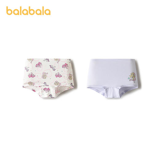 【小马宝莉IP商场同款】巴拉巴拉儿童内裤平角女童四角短裤两条装 商品图4