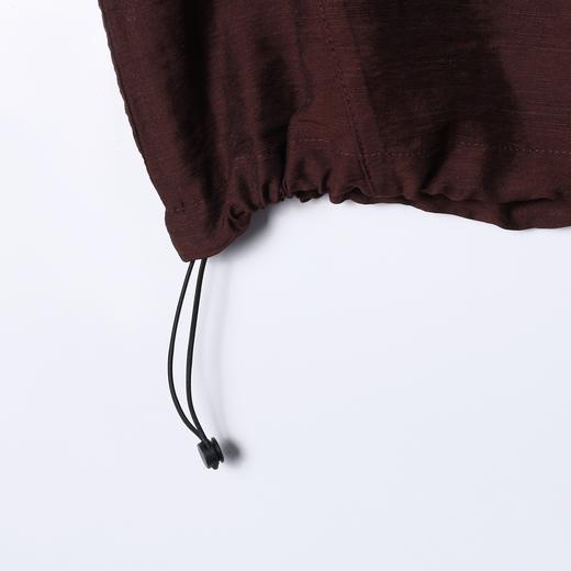 SDSA男装2026新款轻奢复古舒适半按扣翻领短袖衬衫下摆松紧百搭 商品图3