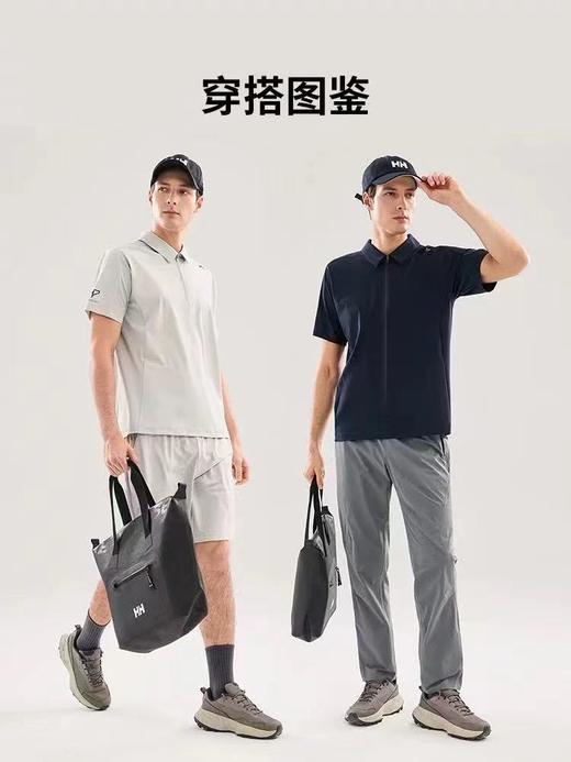 F040911夏季新款无痕半拉链休闲百搭商务翻领门襟拉链短袖Polo衫 商品图12