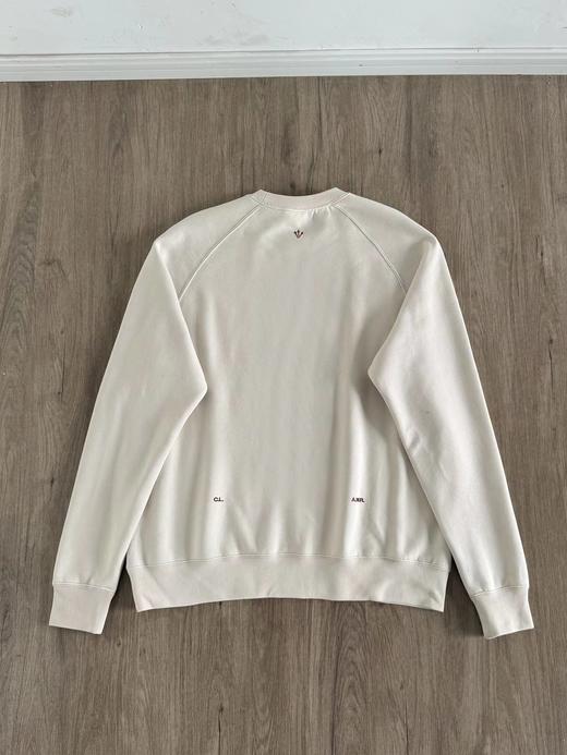 F040915春秋季新款立体硅胶印花字母加绒休闲时尚百搭插肩长袖卫衣 商品图5