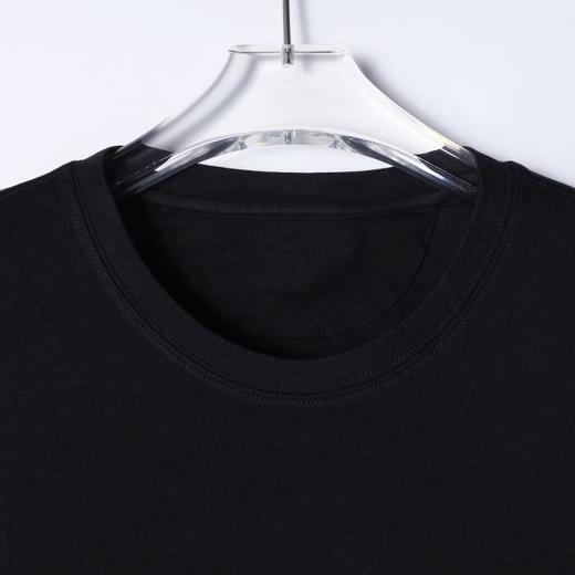 SDSA男装2026新款高贵轻奢基础款舒适纯色小标圆领短袖T恤休闲潮 商品图1