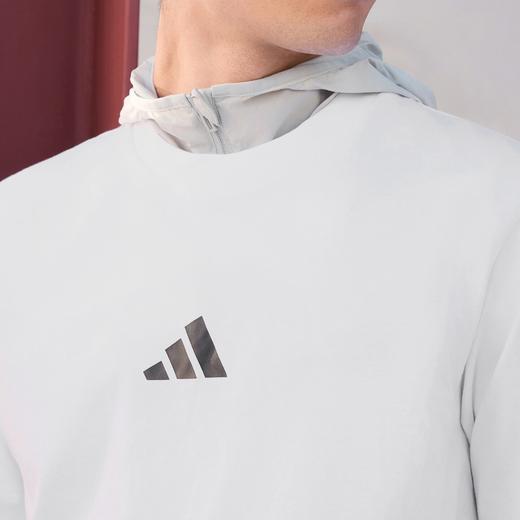 Adidas阿迪达斯ESSENTIALS SINGLE JERSEY T-SHIRT 纯棉运动休闲短袖T恤JF1092 商品图2