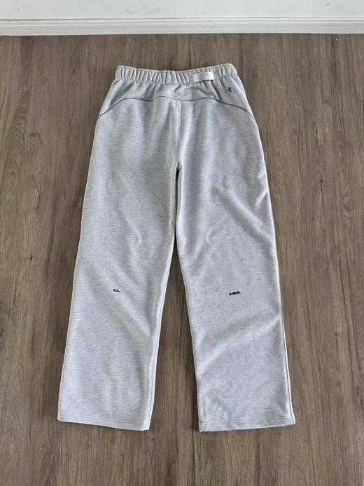 F040914春秋季新款时尚休闲日常百搭抓绒宽松直筒针织运动裤长裤 商品图8