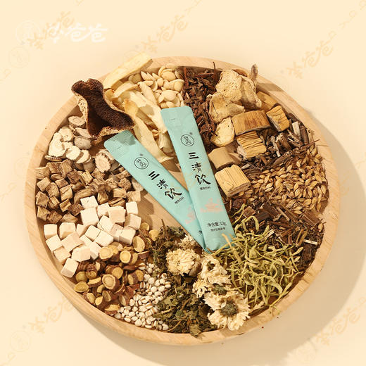 ³【羊爸爸三清饮】15味草本精粹 金银花+芦根+杏仁+桔梗+甘草等 10条/盒 XN03-CRMM-BA 商品图6