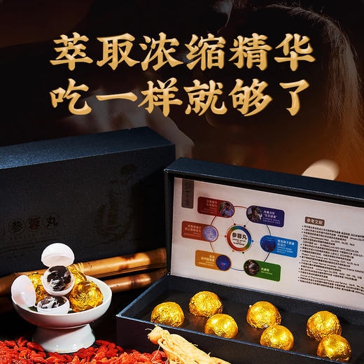 【2盒立减100】参蓉丸 内蒙古阿拉善肉苁蓉 牡蛎 鹿鞭 黄精 人参 纯植物成分 古法制丸 56g/盒 商品图0