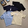 F040925夏季新款男女同款柔软透气简约休闲立体字母刺绣圆领短袖T恤 商品缩略图0