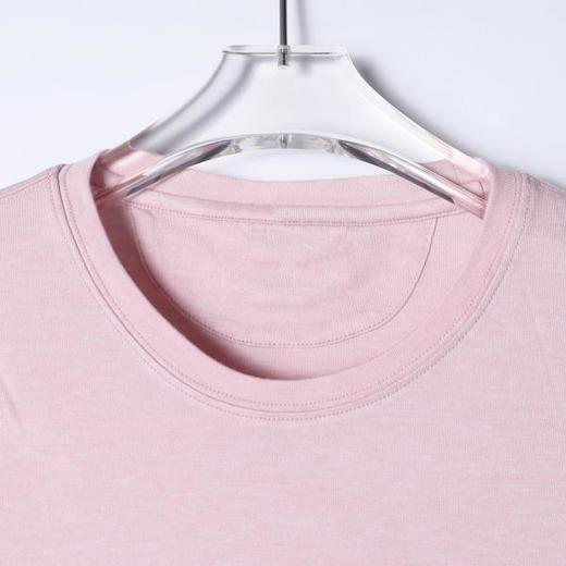 SDSA男装2026新款高贵轻奢基础款舒适纯色小标圆领短袖T恤休闲潮 商品图2