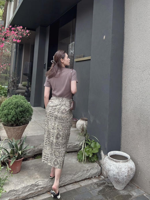 【纸片人】噢蜜ooomeooo圆扣半身裙 商品图6