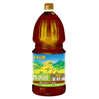 香满园食用油 【保真菜籽油】纯正菜籽油1.8L 家用商用 金龙鱼荣誉出品 /粮油调味 /食用油 /菜籽油 商品图2