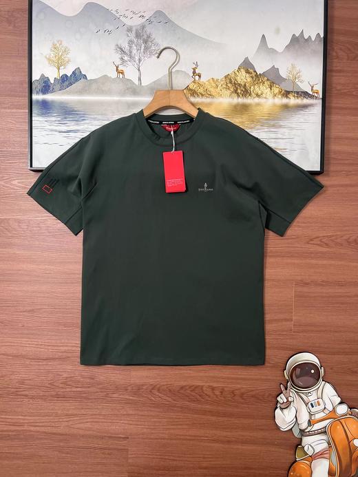 F040901春夏季新款男士亲肤柔软舒适防晒简约百搭短袖圆领上衣T恤 商品图5