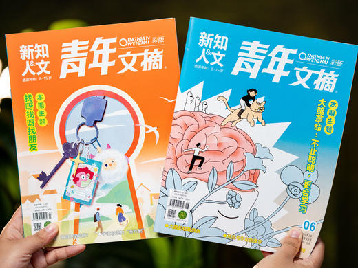 《青年文摘·彩版》2026年4月-2027年3月跨年24期订阅|读者最喜爱十大期刊，8-15岁拓视野、提心智、文理兼修必读 商品图2