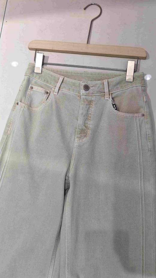 681908上新 翻边牛仔直筒裤 商品图8