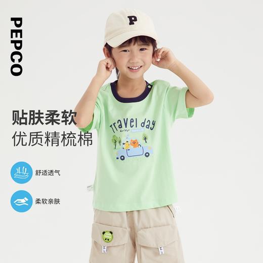 404-童圆领短袖针织衫 商品图3