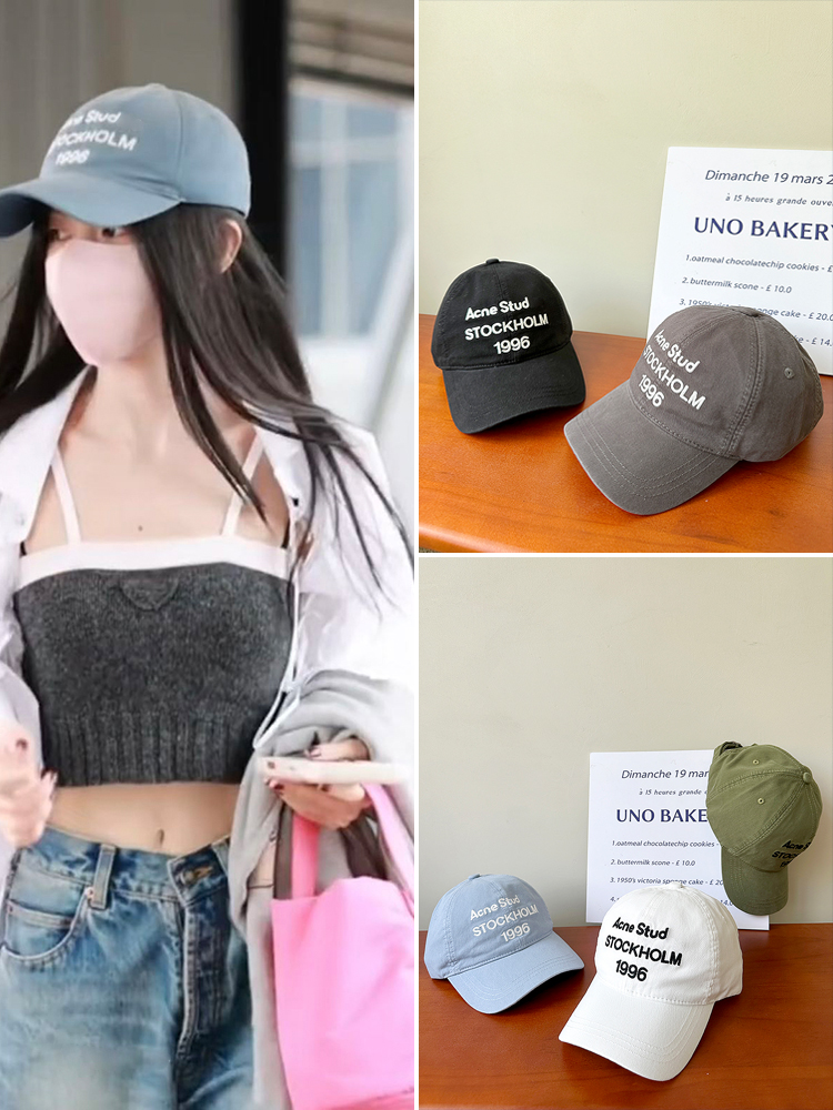 THS-无 艾克妮家 街头时尚先锋 物理防晒多色棒球帽 5色 CN218