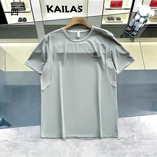 F040920夏季新款冰丝速干户外运动健身透气速干科技面料短袖T恤 商品图8