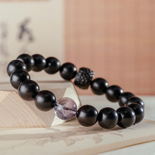 顺丰发货《金榜题名》系列手串 妙笔生花文思泉涌黑玛瑙 逢考必过万事ok 商品图2