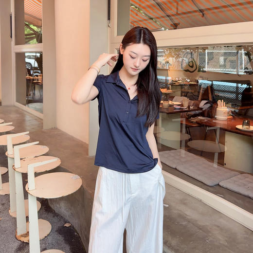 火桐hooton 速干瑜伽polo短袖 商品图3