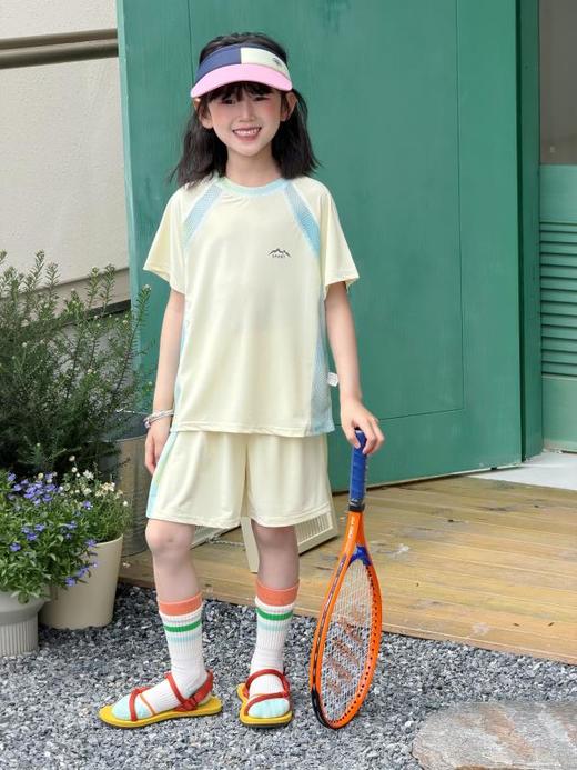 蕉*?同款面料 福利款29.9/套【喜林贝尔 炫彩速干·A类凉皮运动防晒套装】降温黑科技 速干面料 5秒瞬吸体热 原纱防晒 UPF50+ 商品图1