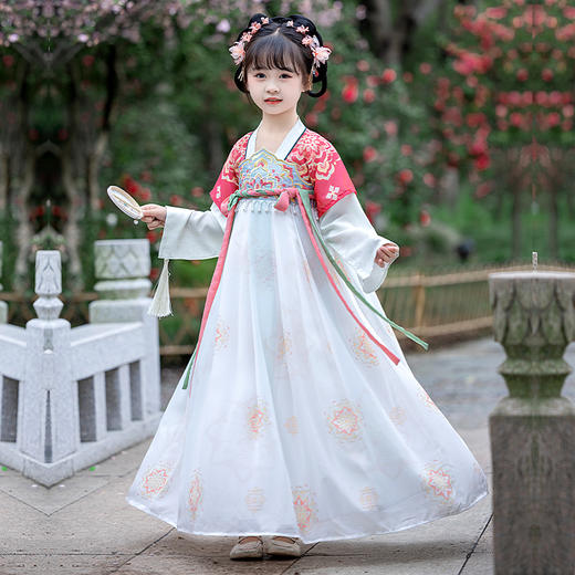 【团购】【苏城纪】清仓特价款童装汉服襦裙-青禾 商品图6