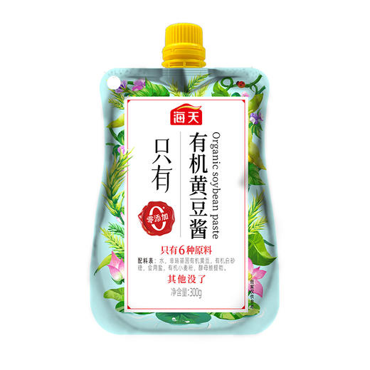 海天 有机黄豆酱300g*1袋新鲜健康美味 KJDF-20221114-04 商品图2