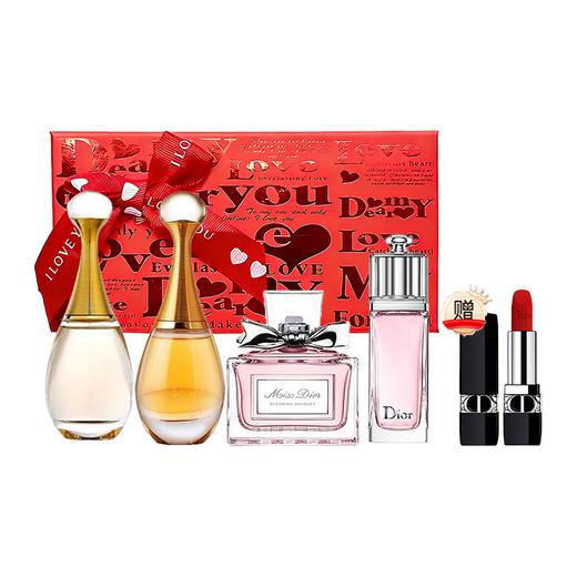 【下单送迪奥口红1.5g】DIOR迪奥红色蝴蝶结LOVE香水四件套 （真我浓香5ml+甜心5ml+魅惑5ml+真我淡香5ml）一般贸易 商品图12