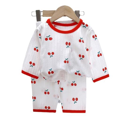 【舒适透气！不易起球】儿童睡衣家居服套装纯棉夏季新款男童空调服女童衣服夏款童装。xb 商品图4