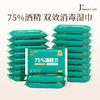 德佑 75度酒精湿巾小包便携式随身装10片*10包/30包 高效杀菌 48小时发货 商品缩略图0