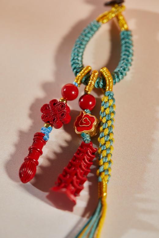 一周发货【包挂】天然朱砂平安扣挂件，草莓熊朱砂包挂 没有烦恼，朱砂文昌塔包挂，学生书包挂件 学业进步考试必备 送孩子送考生~ 商品图10