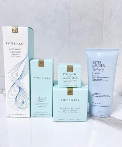 【清仓特价！老版五件套增量装 2025年4月产】Estee Lauder/雅诗兰黛智妍抗衰老五件套 小棕瓶100ml+眼霜15ml+智妍乳霜75ml+原生液200ml+净莹洁面150ml 套盒装 商品图3