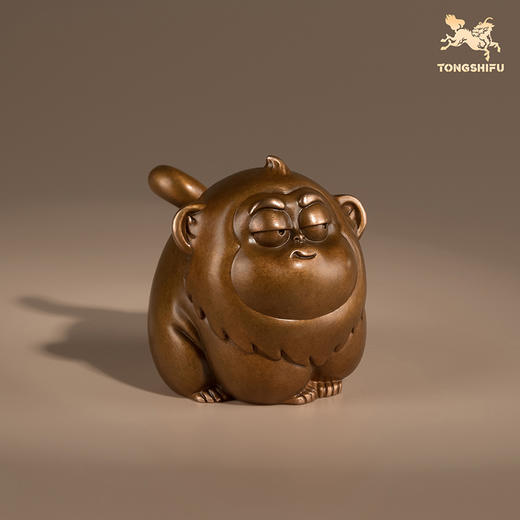 铜师傅《傲娇十二生肖》桌面创意生肖吉祥物紫铜摆件 家居装饰品 商品图9