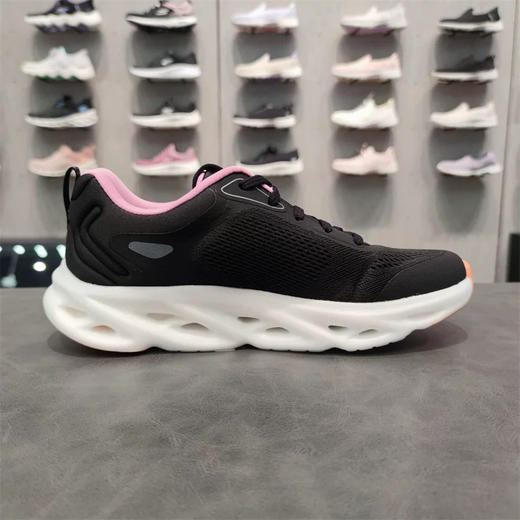 XY｜Skechers斯凯奇春夏新款超轻缓震健步透气休闲运动女跑步鞋129496-bkpk 商品图4