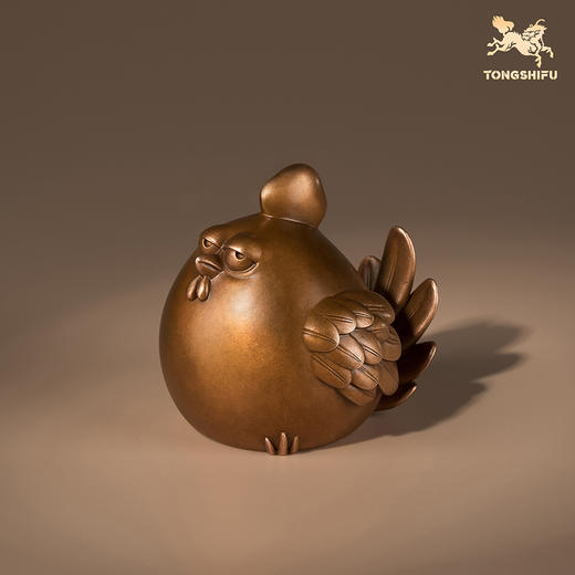 铜师傅《傲娇十二生肖》桌面创意生肖吉祥物紫铜摆件 家居装饰品 商品图10