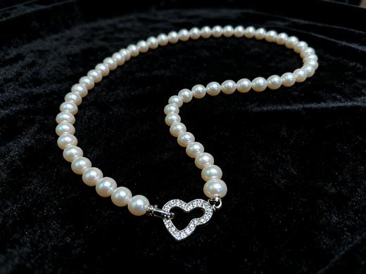 海水AK级 8mm正圆珍珠项链 经典通勤 百搭不挑人 [发：4] 商品图5